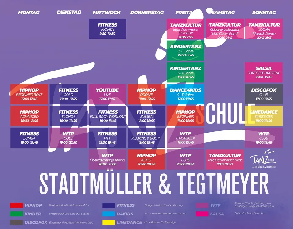 Das Tanz- und Fitnessprogramm 18 – 24. Januar