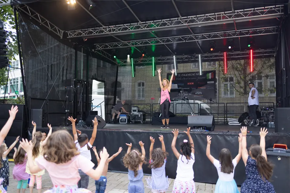 Kinder-Tanzanimation 2022 im Rosengarten