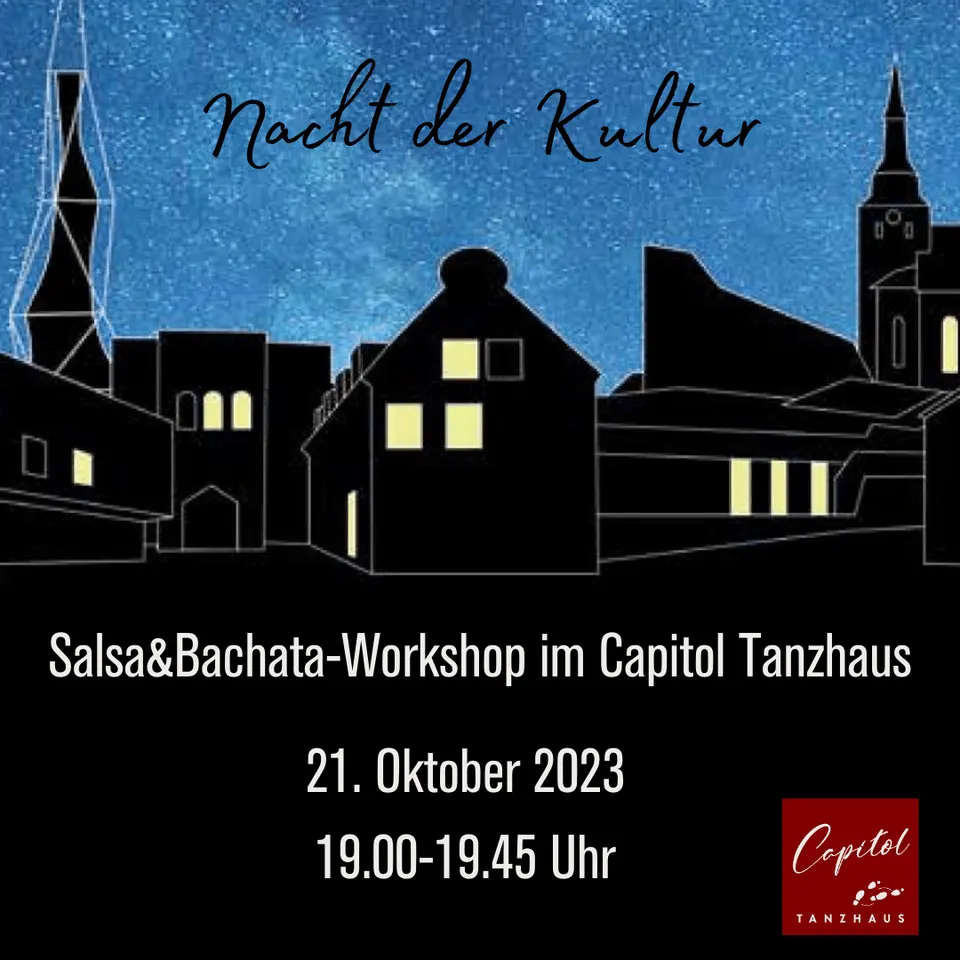 Salsa-Workshop am 21.10.2023 um 19 Uhr