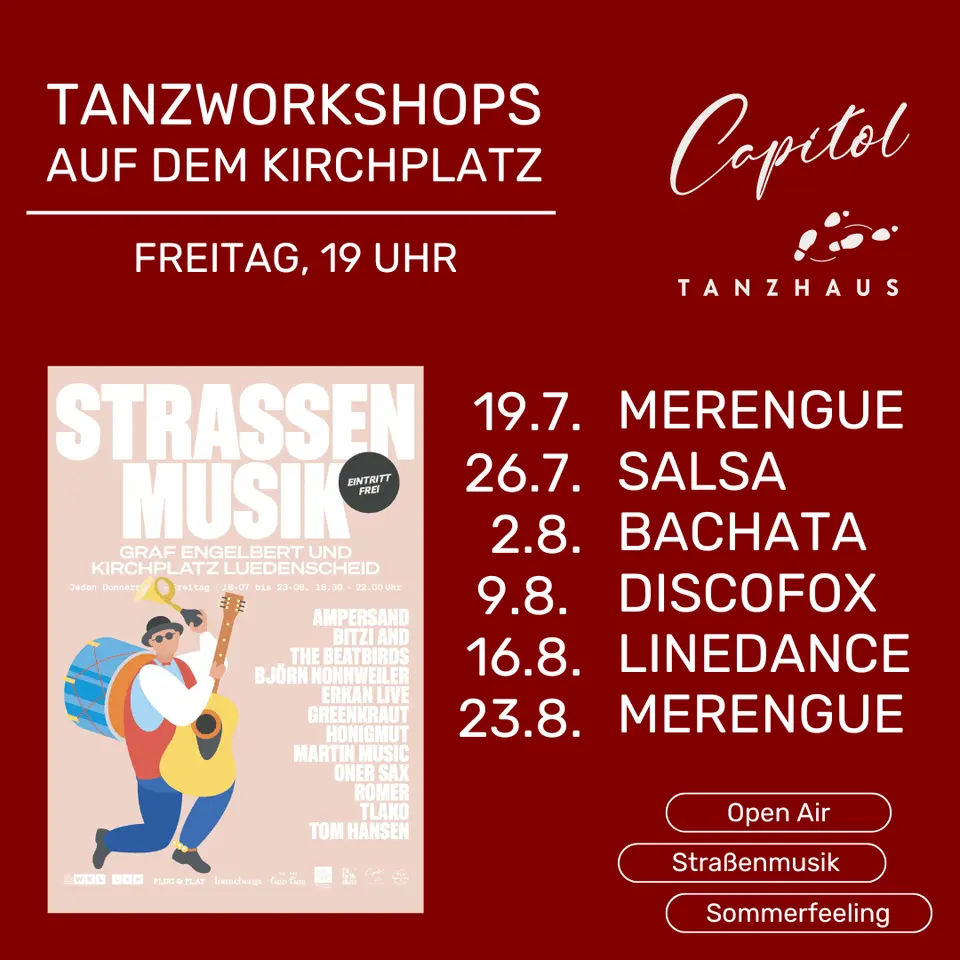 Tanz und Live-Musik in der Oberstadt