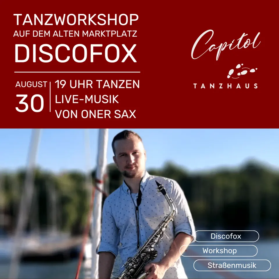 Discofox-Workshop auf dem Alten Marktplatz