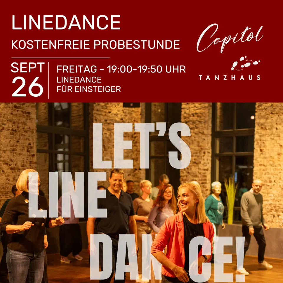 Schnupperstunde Line Dance – Fr, 26.9., 19 Uhr