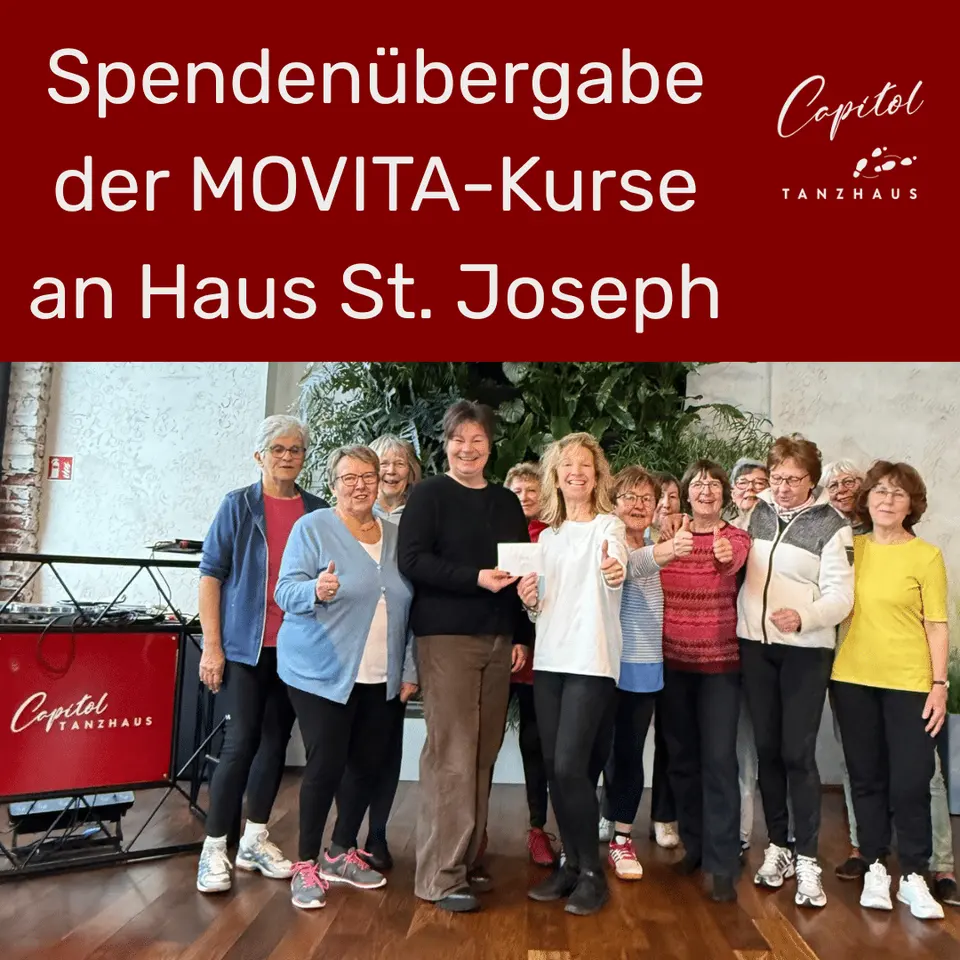 Spendenübergabe der MOVITA-Kurse