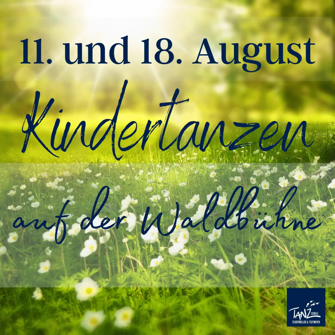 Kindertanzen auf der Waldbühne