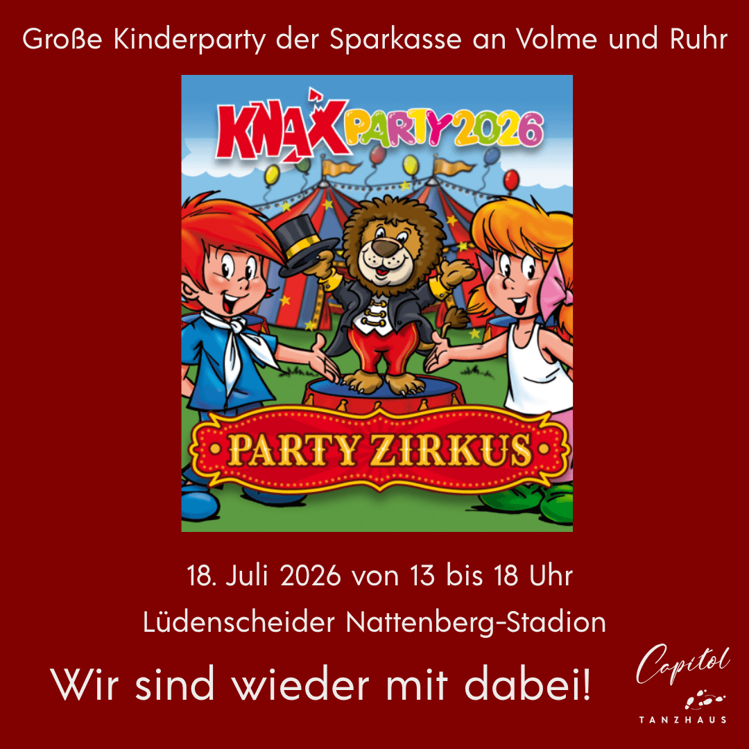 KNAX-Party 2026: Party-Zirkus