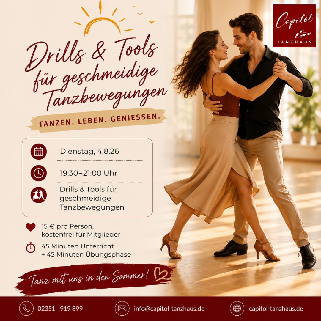 Sommerworkshop: Drills & Tools für geschmeidige Tanzbewegungen