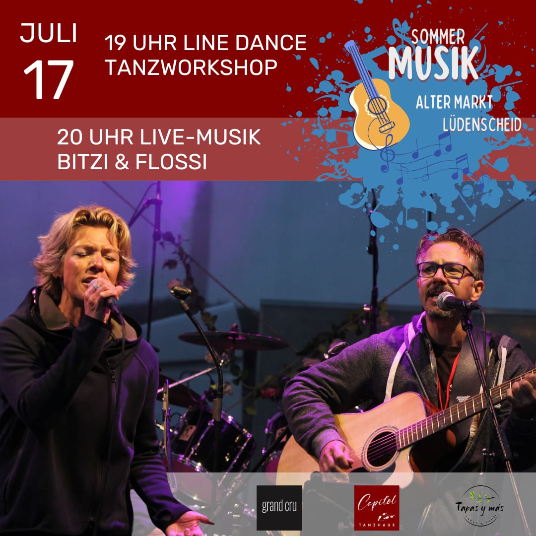 Sommermusik: Line Dance Workshop + Live-Musik mit Bitzi & Flossi