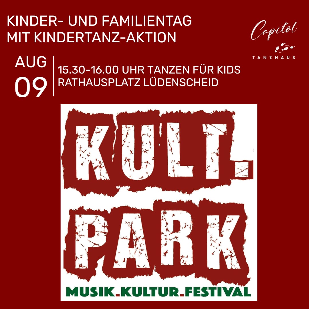 Capitol Tanzhaus beim Kinder- & Familientag des KULT.PARK-Festivals
