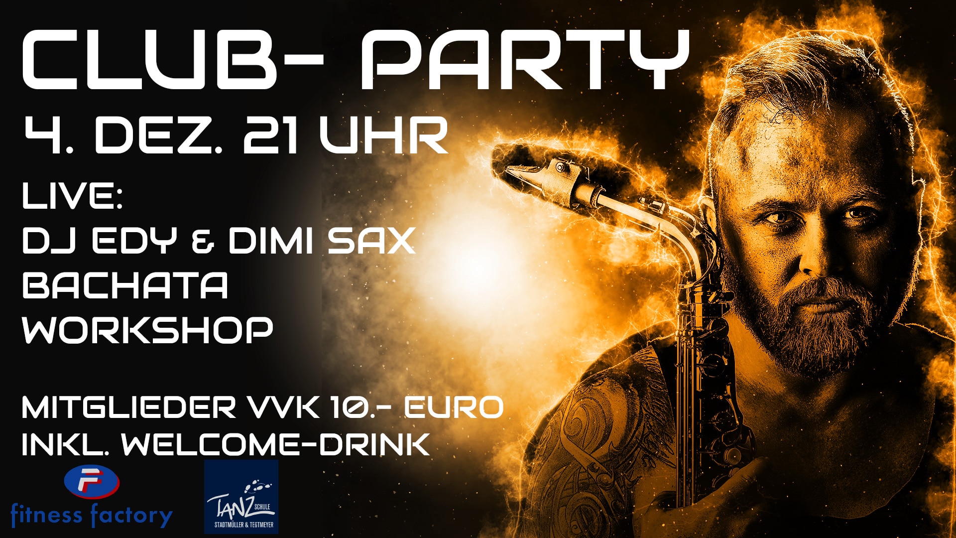 Workshops & Clubparty – 4. Dezember 2021