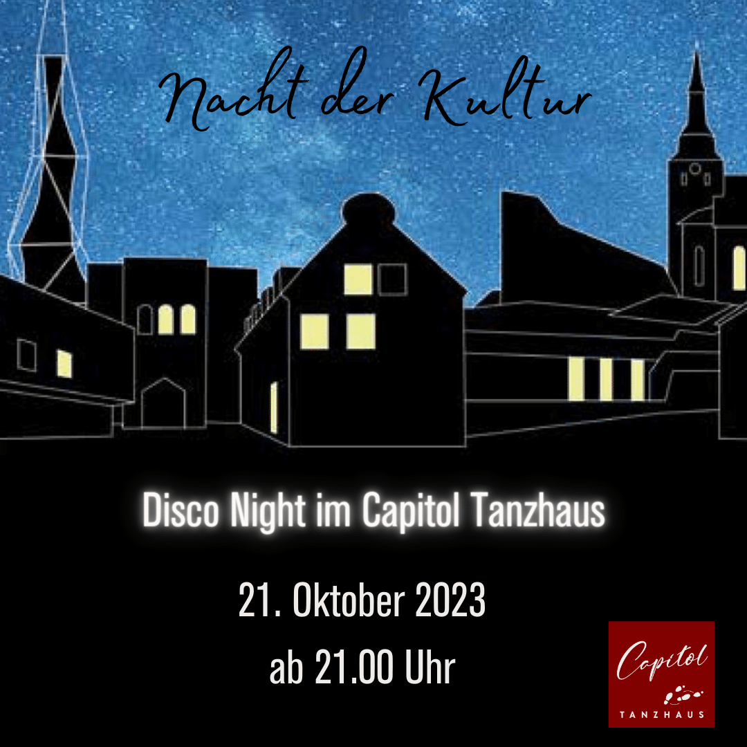 Disco Night am 21.10.2023 ab 21 Uhr